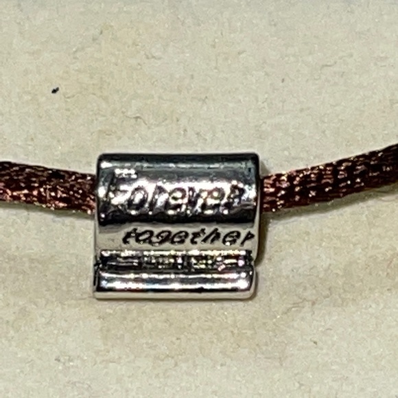 Chamilla-Style Bracelet with 3 Charms Silver in color - Picture 7 of 10